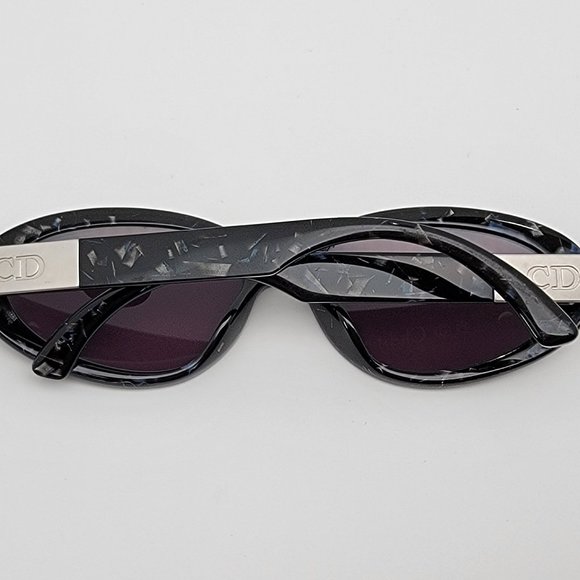 Christian Dior 2904 95 Black Marble Frame Purple Lens Sunglasses Austria 55-17 main image 7